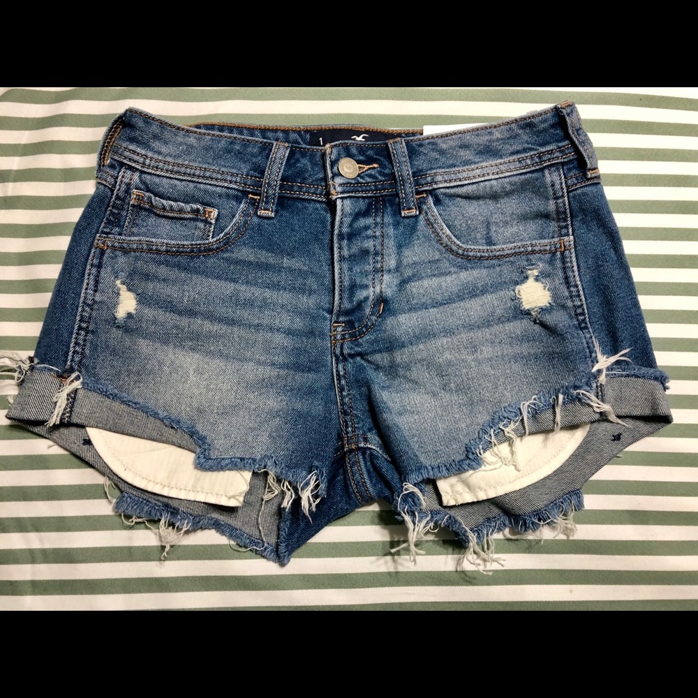 Hollister denim shorts